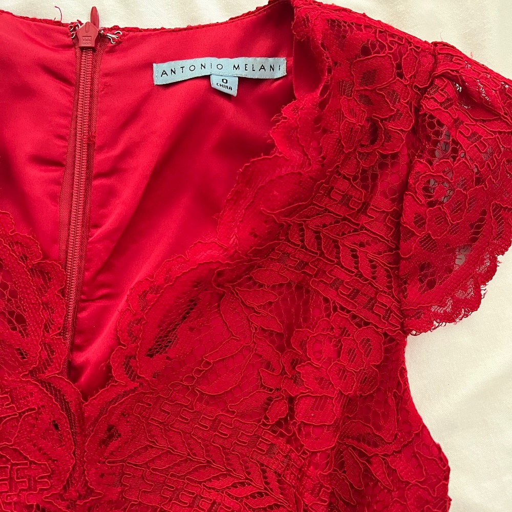 Red Lace Dress